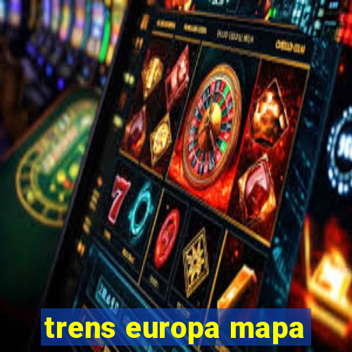 trens europa mapa